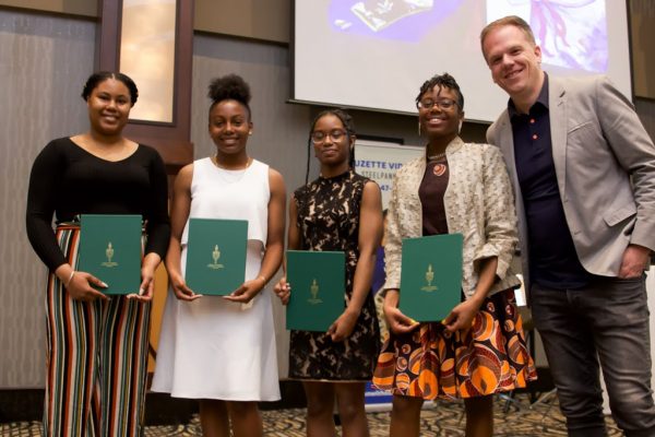 MP Holland and 2019 Scholarship Recipients